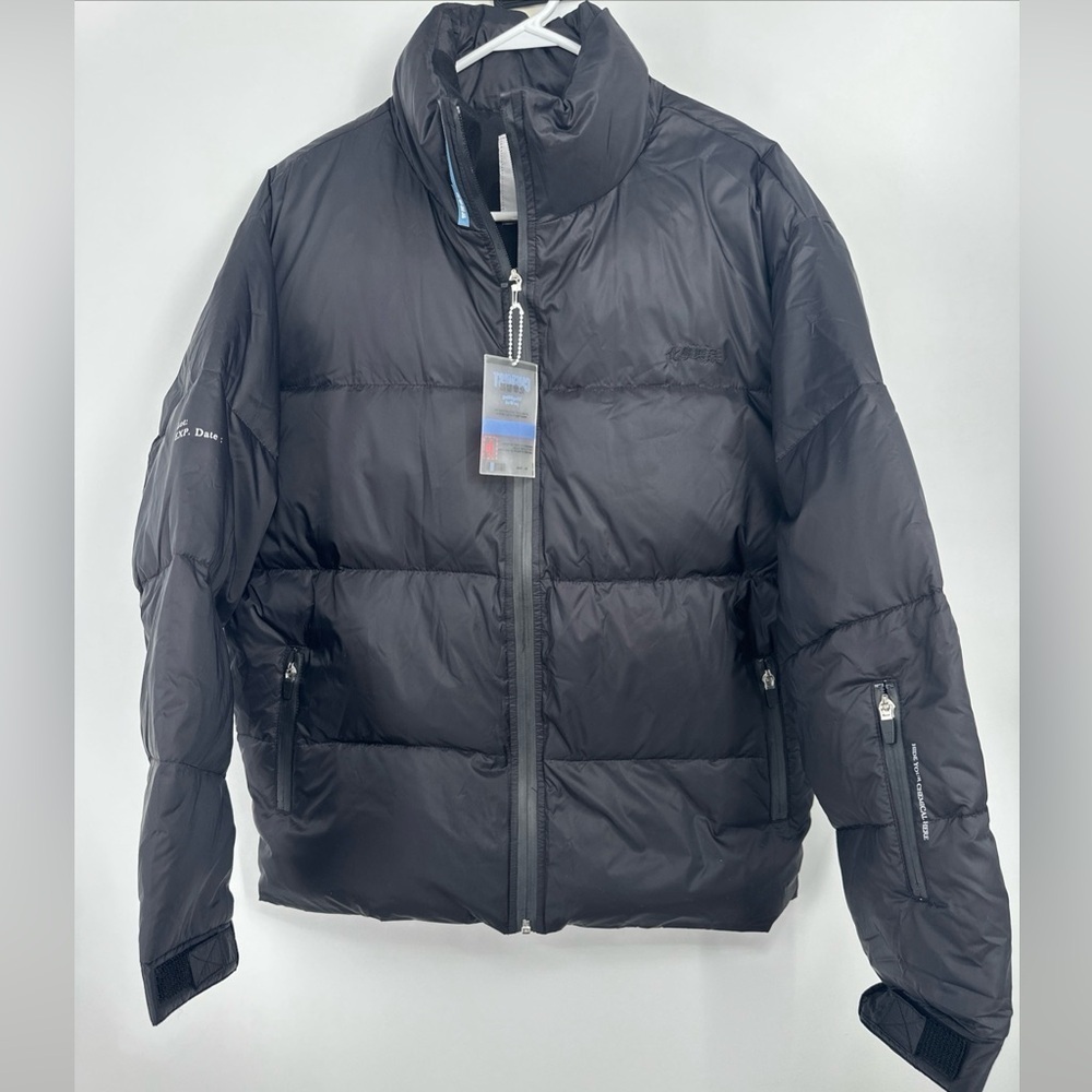 C2H4 Black Down Jacket Chemist Creations Puffer Coat Sz XS